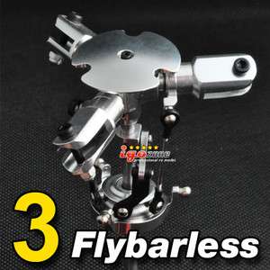   450 Flybarless Quad Bladed Rotor Head Trex 450 RC Helicopter  