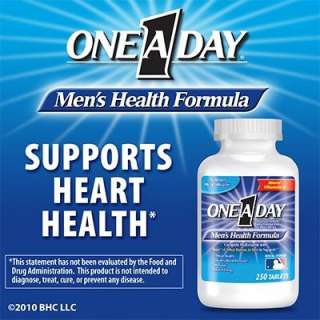 One A Day Mens Health Formula Multivitamin 250 Tablets  