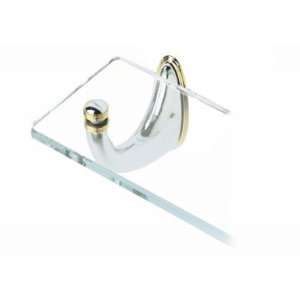 Alno Creations Accessories A9850 Solei Glass Shelf with Brackets Satin 