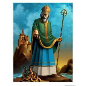 St. Patrick Premium Poster Print, 12x16