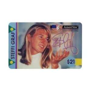  Collectible Phone Card $21. Steffi Graf (Tennis Champion 