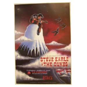 Steve Earle & The Dukes Poster Live Fillmmore And