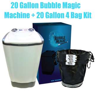 20 Gallon Bubble Magic Machine + GRO1 5 Bags Extraction Kit