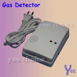 gas detector will send signal to alarm system when detect leak of gas 