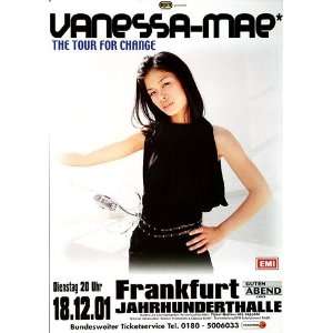  Vanessa Mae   Subject To Change 2001   CONCERT   POSTER 