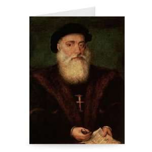  Portrait presumed to be of Vasco da Gama   Greeting Card 
