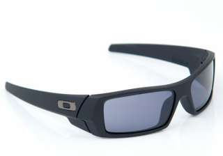 Authentic OAKLEY GASCAN MATTE BLACK GREY Sunglasses 03 473  