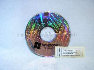 Windows XP Professional w/ Service Pack 3 Software, Media, and License 