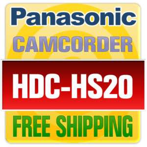 Panasonic HDC HS20 80GB HD Camcorder HDCHS20 NEW IN BOX 0037988983414 
