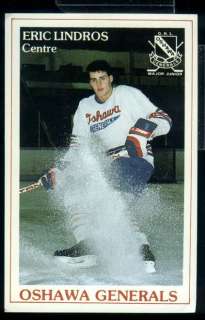 CT) 1991 ERIC LINDROS Oshawa Generals RC Durham Police  