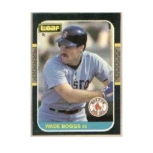  1987 Leaf/Donruss #193 Wade Boggs 