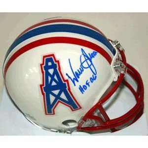 Warren Moon Signed Mini Helmet   HOF 06   Autographed NFL Mini Helmets