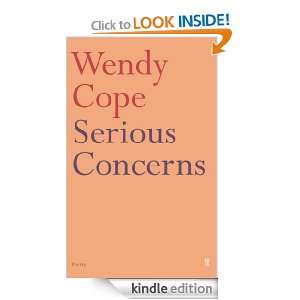 Serious Concerns Wendy Cope  Kindle Store