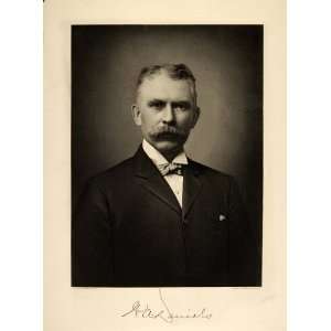  1915 Engraving William A. Daniels Illinois Businessman 