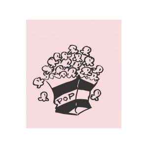  Popcorn   Removeable Wall Decal   selected color Pink 