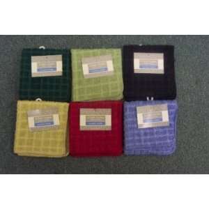    2pk solid mono check dishcloth Case Pack 144