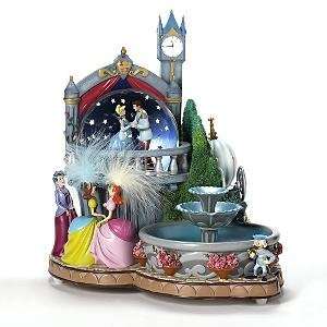 Disney Princess Cinderella Prince Charming Castle Snowglobe with 