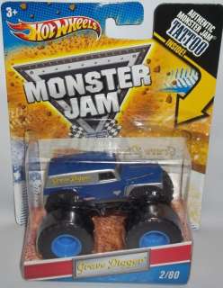 HOT WHEELS MONSTER JAM 164 GRAVE DIGGER 2/80  