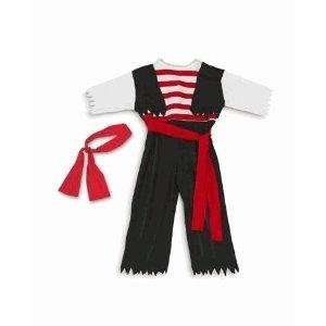   Pirate Costume Childs for dressup or Halloween (2T 4T) Toys & Games