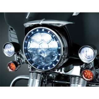 Kuryakyn 7785 LED Halo Headlight Trim for Harley Davidson  