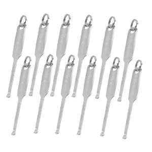   Length Silver Tone Metal Earpick Wax Removers