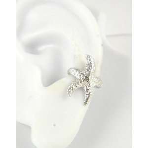  Silver Starfish Ear Cuff Left Earring Sandra Callistra Jewelry