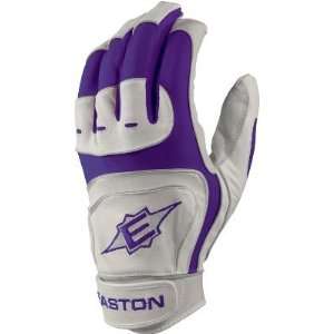 Easton Adult SV12 Pro Purple Batting Gloves   Large   Adult Baseball 