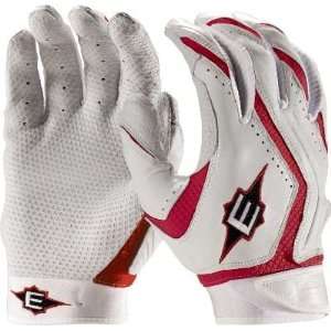 Easton Adult Stealth Speed Wht/Red Batting Gloves   2XL / Extra Extra 