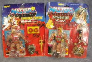   MASTERS OF THE UNIVERSE Action Figures MINT He Man Skeletor  