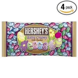   Easter Extra Creamy Solid Milk Chocolate Eggs, 10 Ounce (Pack of 4