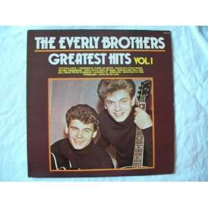    EVERLY BROTHERS Greatest Hits Vol 1 LP Everly Brothers Music