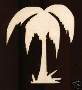 Palm Tree Plaque Sign 12 Unfinished Wood Cutout#285 12  