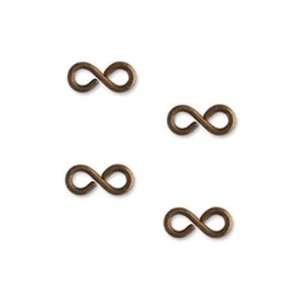   Brass 9mm Figure Eight Connector Rings (4) Arts, Crafts & Sewing