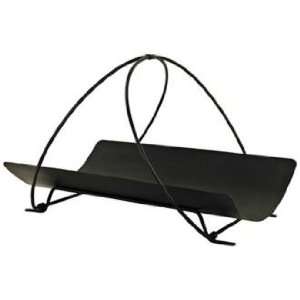    Petite Panier 20 Wide Black Firewood Holder Patio, Lawn & Garden