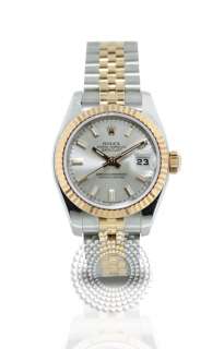 Rolex Datejust Silver Dial Jubilee Bracelet Two Tone Midsize Watch 