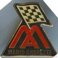 Mario Andretti Hat Pin Indy Car Rare  