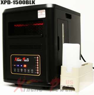in 1 1500W watt Quartz Infrared Heater Humidifier Plasma Inverter 