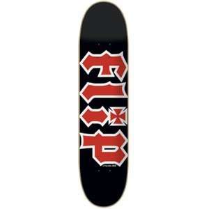 Flip hkd Black Skate Deck Size 7.75 With Grip Sports 