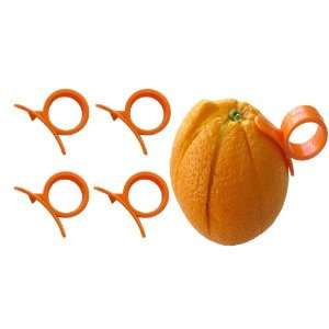 Set of 4 Round Orange Peelers, a Simple and Practical Way 