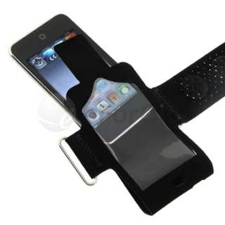 For Apple iPod Touch iTouch BLACK NEW Sporty Armband Case Pouch Arm 