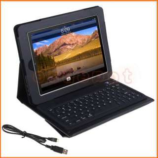 Bluetooth Keyboard /Leather Case for Ipad