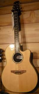 New Ovation CC24 Natural Acoustic / Electric Guitar  