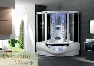 Jacuzzi Whirlpool Bathtub Shower Steam Sauna Massage Jets SPA TV Phone 