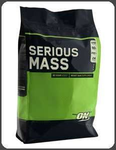 Optimum Nutrition Serious Mass, Banana, 12 Pound  Fresh