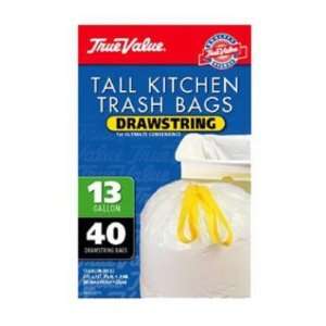   /40 Tall Kitchen 13 Gallon Trash Bags with Drawstrings   40 Count