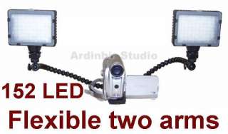 Twin Led Light Kit for JVC EVERIO GZ HD320,HD30,HD7,HD3  
