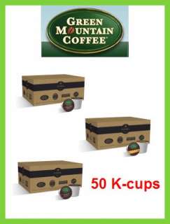 Green Mountain Coffee 50 K cups for Keurig  