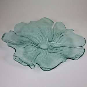  Annieglass Large Platter   Water Lily