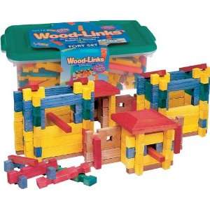  Wood Links Fort Building Set Toys & Games