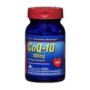 GNC Preventive Nutrition CoQ 10 100mg, Vegetarian Capsules 